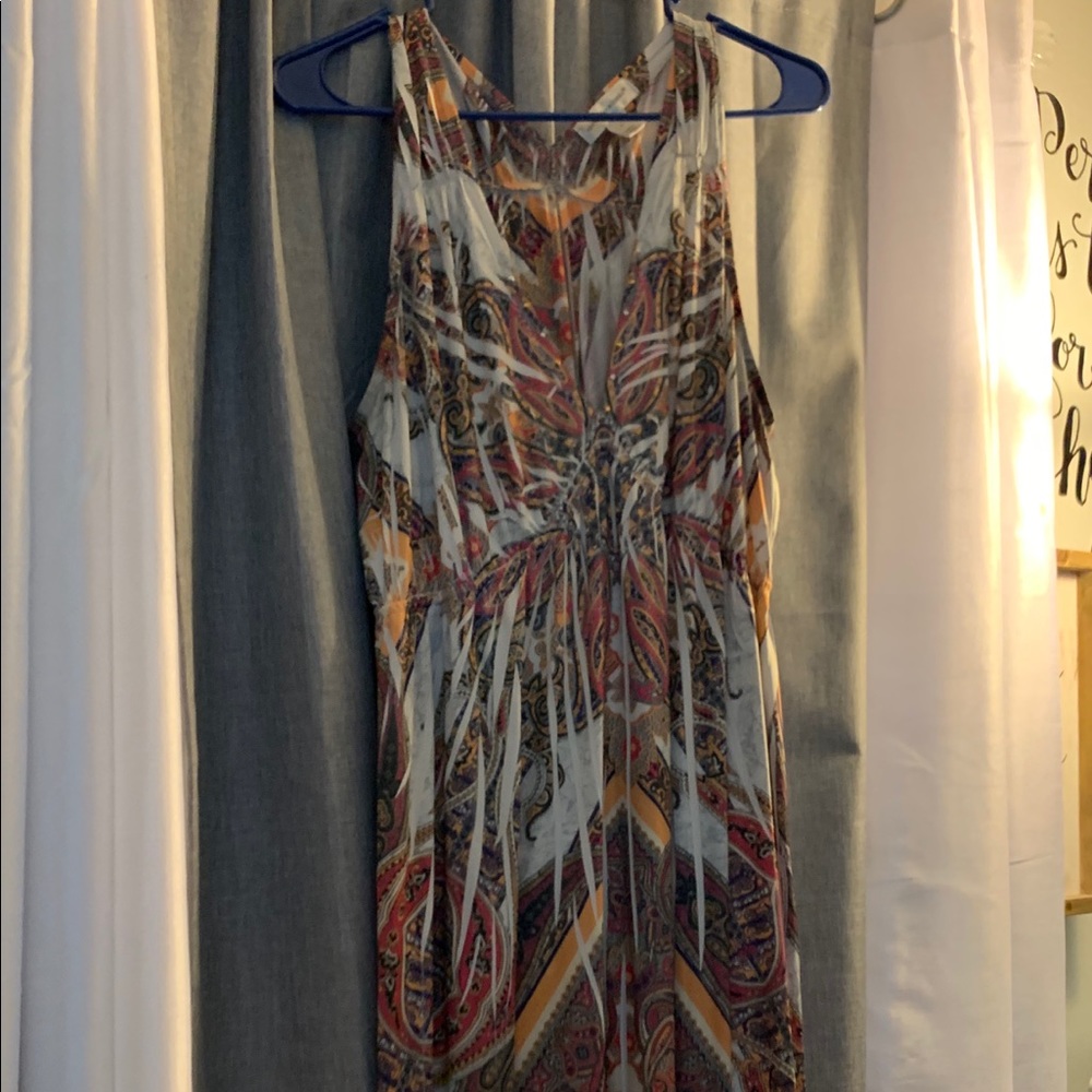 Christopher and Banks multicolored maxi dress